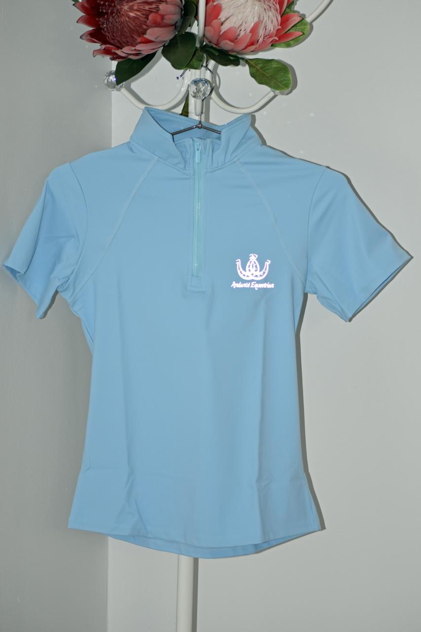 Zip Up Short Sleeve Base Layer - Image 3