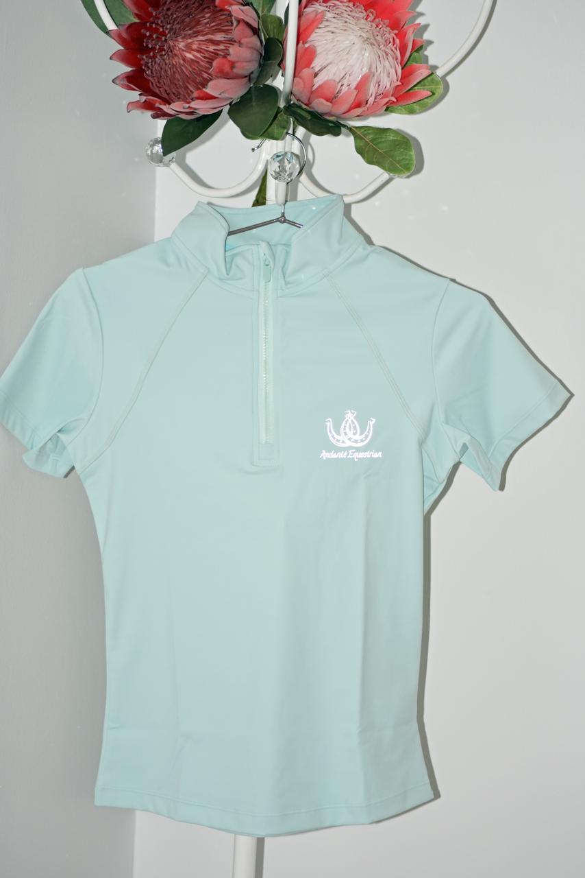 Zip Up Short Sleeve Base Layer - Image 2