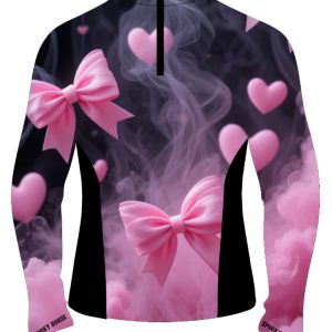 Pink Bow & Smoke Riding Shirt